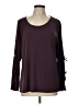 Indigo Rose Burgundy 3/4 Sleeve Top Size L - photo 1
