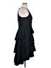 Aidan Mattox 100% Polyester Solid Black Cocktail Dress Size 14 - photo 4