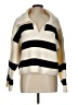 Butter Melon Stripes Ivory Pullover Sweater Size L - photo 1