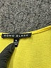 Como Black 100% Polyester Yellow Short Sleeve Blouse Size XL - photo 7