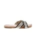 Old Navy Silver Black Sandals Size 10 - photo 1