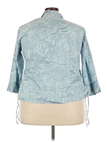 Millenium 3/4 Sleeve Button-Down Shirt (view 2)