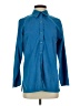 Additions by Chico's 100% Polyester Blue Long Sleeve Blouse Size Sm (0) - photo 1
