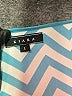 Kiara 100% Polyester Chevron-herringbone Teal 3/4 Sleeve Blouse Size L - photo 7