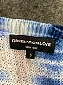 Generation Love Tie-dye Blue Pullover Sweater Size S - photo 7