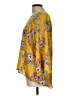 Papermoon 100% Polyester Yellow 3/4 Sleeve Blouse Size L - photo 5