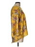 Papermoon 100% Polyester Yellow 3/4 Sleeve Blouse Size L - photo 4