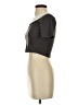 DAZY Gray Short Sleeve Turtleneck Size S - photo 5
