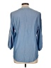 Rose and Rose 100% Polyester Blue 3/4 Sleeve Blouse Size L - photo 2