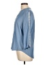 Rose and Rose 100% Polyester Blue 3/4 Sleeve Blouse Size L - photo 5