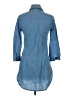 Prototype Blue 3/4 Sleeve Button-Down Shirt Size S - photo 2
