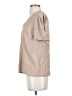 Express Outlet Tan Short Sleeve Blouse Size XS - photo 5