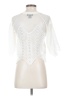 Gracia 100% Polyester Ivory 3/4 Sleeve Blouse Size S - photo 2