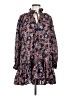 Sundry Blue 3/4 Sleeve Blouse Size Med (2) - photo 1