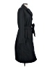 Lands' End 100% Polyester Black Trenchcoat Size S - photo 4