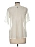 H&M Ivory Short Sleeve Blouse Size 6 - photo 2