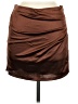 Shein Solid Brown Casual Skirt Size M - photo 1