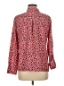 Notations Polka Dots Pink Long Sleeve Blouse Size M - photo 2