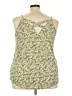 Gilli Green Sleeveless Blouse Size 3X - photo 2