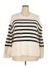 Gap 100% Cotton Stripes Ivory Pullover Sweater Size XL - photo 1