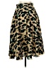 Shein Animal Print Gold Casual Skirt Size XS - photo 1