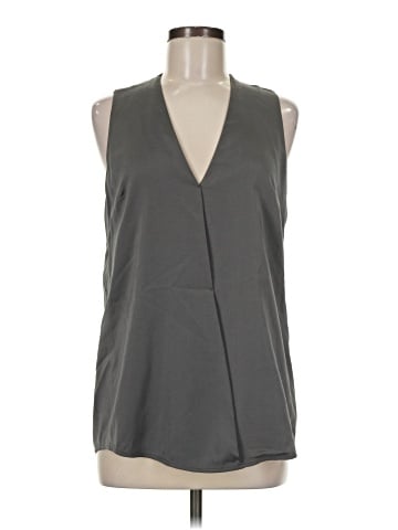 T by Alexander Wang Sleeveless Silk Top (view 1)