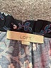 Ann Taylor LOFT 100% Polyester Floral Black Long Sleeve Blouse Size M - photo 7