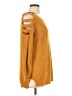 Questions 100% Acrylic Yellow Pullover Sweater Size L - photo 4