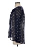 item... 100% Polyester Blue Long Sleeve Blouse Size S - photo 5