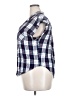 Jachs Girlfriend 100% Rayon Plaid Blue Short Sleeve Button-Down Shirt Size XXL - photo 5