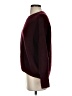 Vince Camuto Solid Burgundy Pullover Sweater Size S - photo 5