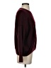 Vince Camuto Solid Burgundy Pullover Sweater Size S - photo 4