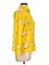 Unbranded Floral Yellow Long Sleeve Blouse Size L - photo 4