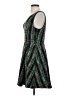 Slate & Willow 100% Polyester Plaid Green Cocktail Dress Size 4 - photo 5