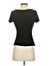 Shein Black Short Sleeve Top Size 4 - photo 2