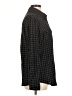 Laura Scott Houndstooth Black Long Sleeve Button-Down Shirt Size M - photo 4