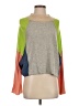 Storia Color Block Gray Pullover Sweater Size S - photo 1