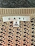 CAbi 100% Cotton Tan Poncho Size S - photo 7