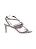 Alex Marie Print Blue Sandals Size 8 1/2 - photo 1