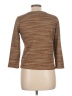 AK Anne Klein 100% Polyester Argyle Brown 3/4 Sleeve Top Size L - photo 2