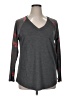 Torrid Gray Long Sleeve T-Shirt Size 1X Plus (1) - photo 1