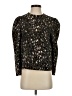Mignon Doo 100% Polyester Black Long Sleeve Top Size XS - photo 1
