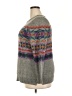 Chaps Print Gray Pullover Sweater Size 2X - photo 5