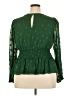 Torrid 100% Polyester Green Long Sleeve Blouse Size 2X Plus (2) - photo 2