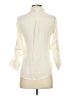 Express 100% Polyester Ivory 3/4 Sleeve Blouse Size XXS - photo 2