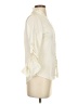Express 100% Polyester Ivory 3/4 Sleeve Blouse Size XXS - photo 4