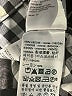 Levi's 100% Viscose Checkered-gingham Gray 3/4 Sleeve Button-Down Shirt Size 1X - photo 8