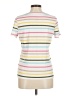 Assorted Brands Stripes Ivory Short Sleeve T-Shirt Size M - photo 2