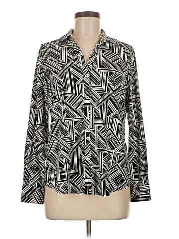 Foxcroft Long Sleeve Blouse (view 1)
