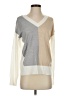 Verve Ami Color Block Gray Pullover Sweater Size S - photo 1
